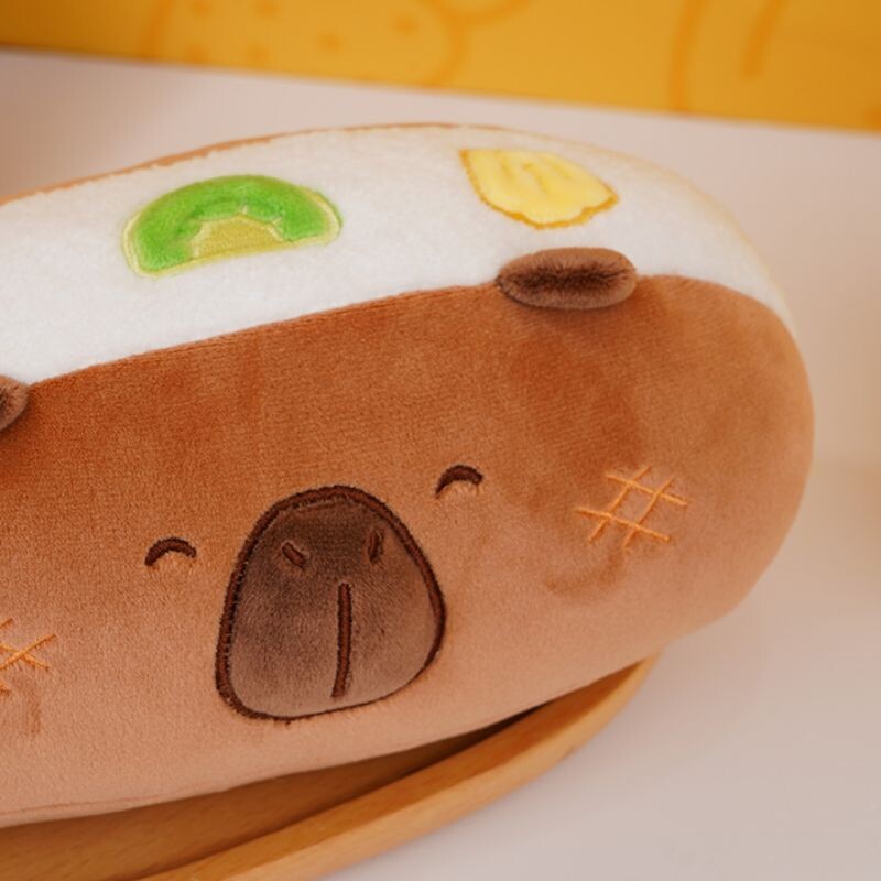 Peluche Capibara Bakery - Pan De Crema - Xs Peluche Capibara Bakery - Pan De Crema - Xs