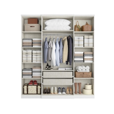 ROPERO 4P SPLENDORE BLANCO PLUS GLASS THB ROPERO 4P SPLENDORE BLANCO PLUS GLASS THB