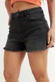 Short de jean desflecado NEGRO
