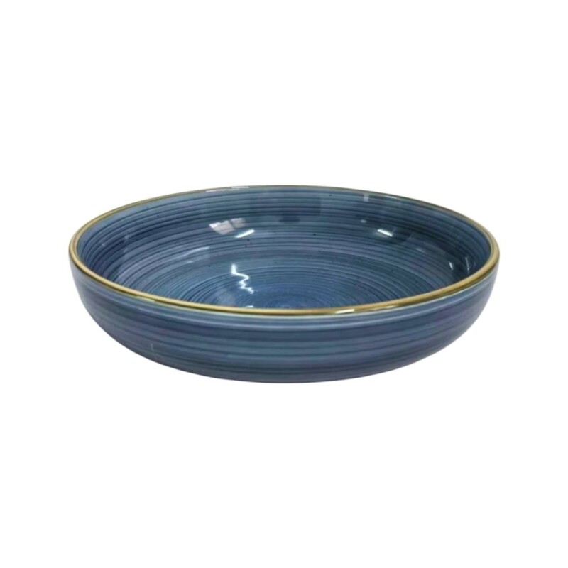 PLATO HONDO CERAMICA D21CM LONDRES AZUL PLATO HONDO CERAMICA D21CM LONDRES AZUL