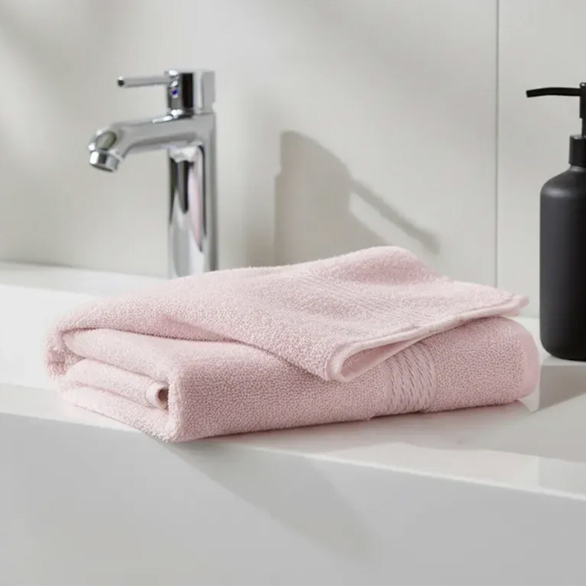 Toalla Baño Prisma Dohler 70 x 140 cm 100% Algodón - ROSA CLARO 