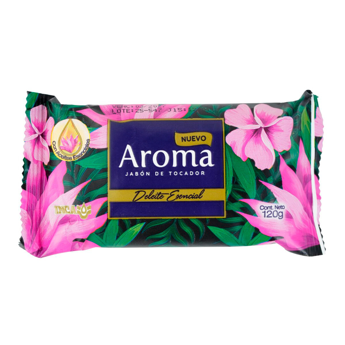 Jabon de tocador Aroma 120g Deleite Esencial 