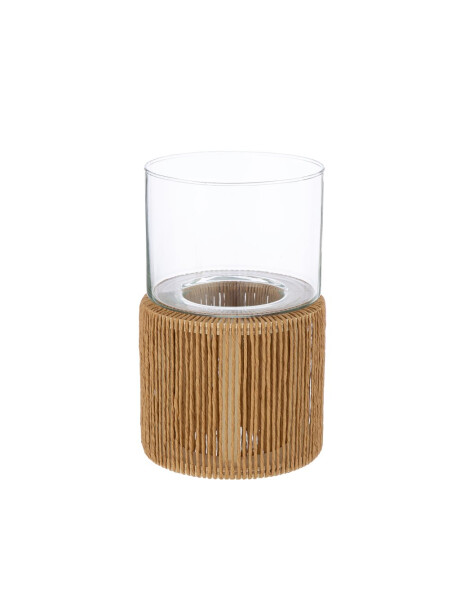 FAROL CILINDRICO D14x22CM MARRON SURTIDO FAROL CILINDRICO D14x22CM MARRON SURTIDO