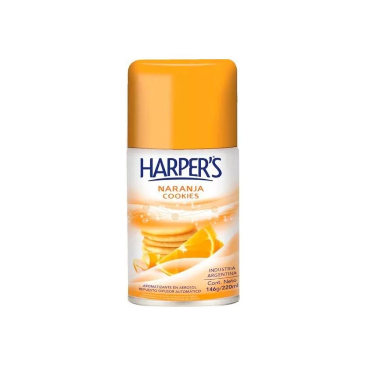 AROMATIZADOR REPUESTO HARPERS NARANJA COOKIES 220ML 