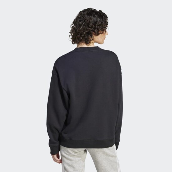 Buzo Adidas Trefoil Crew Negro