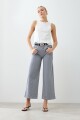 Pantalón de jean rayado crudo