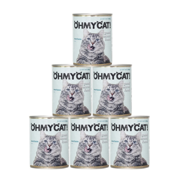 KIT x6 OH MY CAT! MERLUZA X 340 GR. KIT x6 OH MY CAT! MERLUZA X 340 GR.