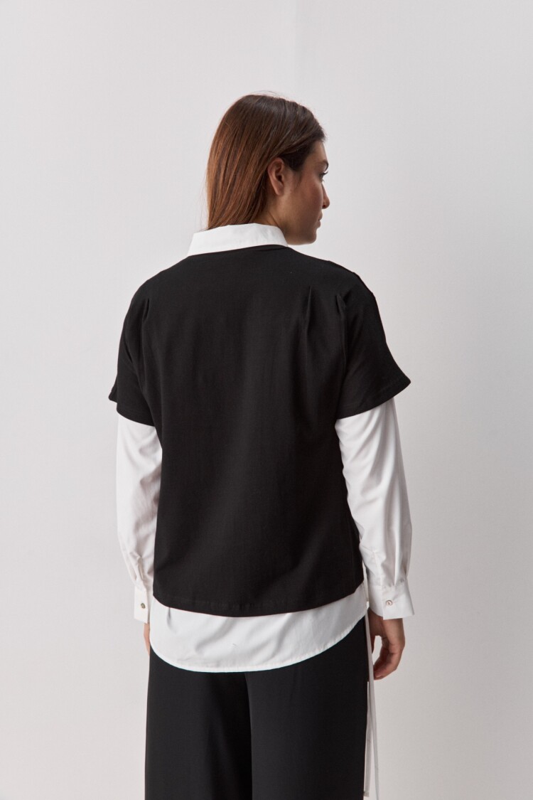 REMERA MOREA Negro