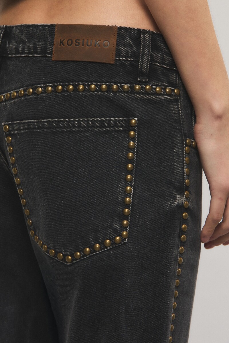 JEANS BOOTCUT MOSS BLACK CUSTO Negro