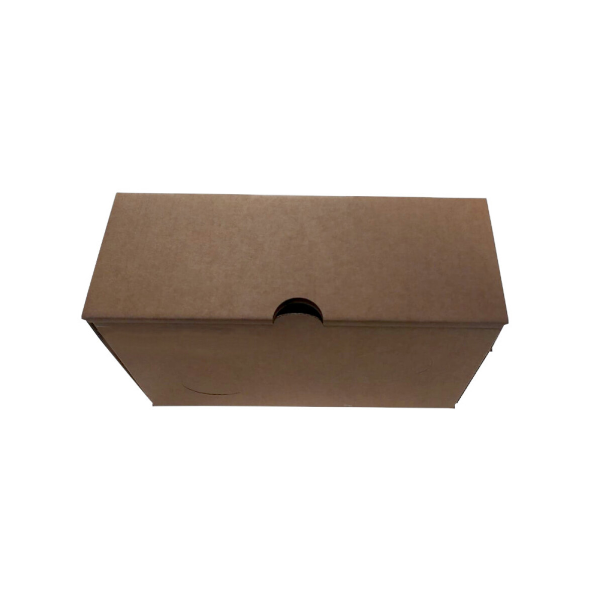 CAJA DE CARTON MARRON PARA MINUTAS - 21X16X9 CM. 