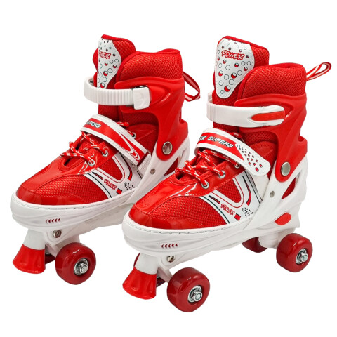 Patin Artistico Semi Profesional Patines Niños Infantil Variante ROJO TALLE M