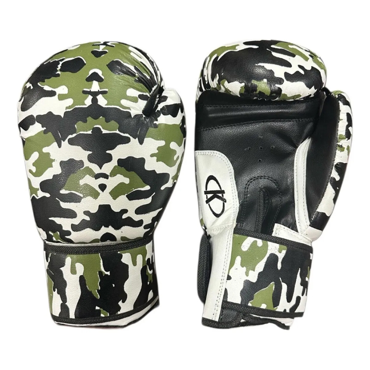 Guante Boxeo PU Knex 14oz - MILITARY-GREEN 