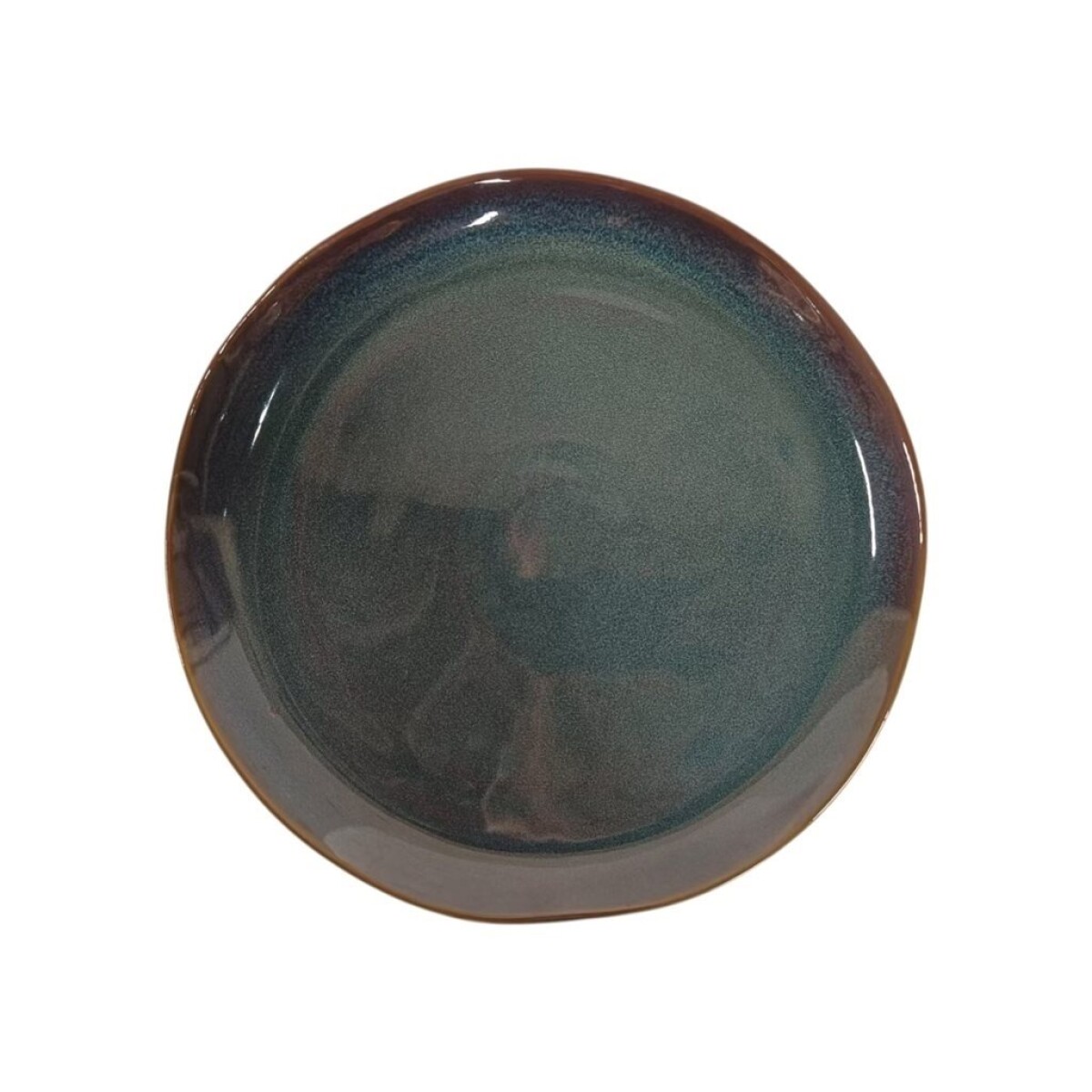 PLATO MESA CERAMICA D27.5CM VERDE SACRAMENTO 