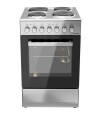 Cocina Eléctrica JAMES con Grill C801AR Inox