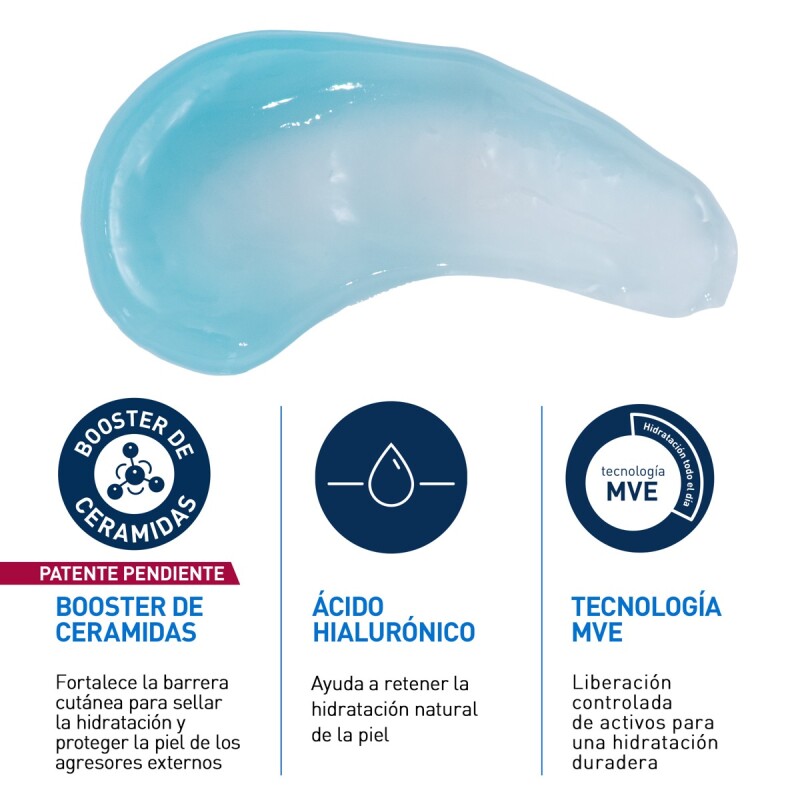 Hidratante Facial Cerave Water Gel ácido Hialurónico 48 Ml. Hidratante Facial Cerave Water Gel ácido Hialurónico 48 Ml.