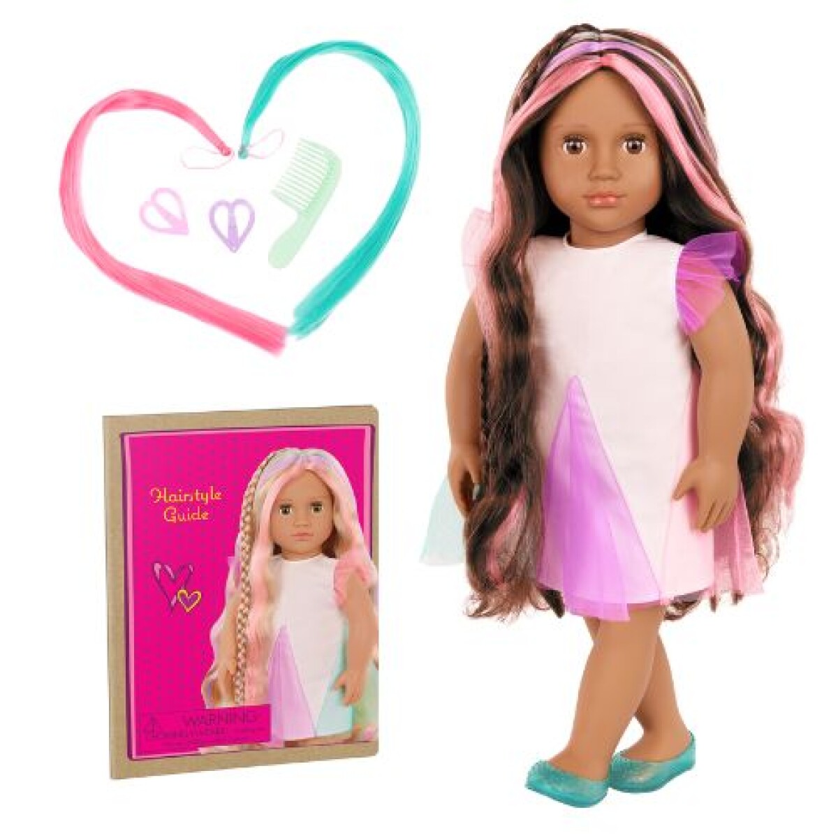 Muñeca C/pelo Extensible Y Acc. - Tania - Our Generation 