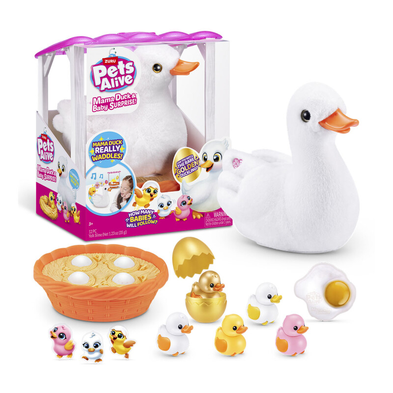 Mamá Pato y sus patitos sorpresa PetAlive Mamá Pato y sus patitos sorpresa PetAlive