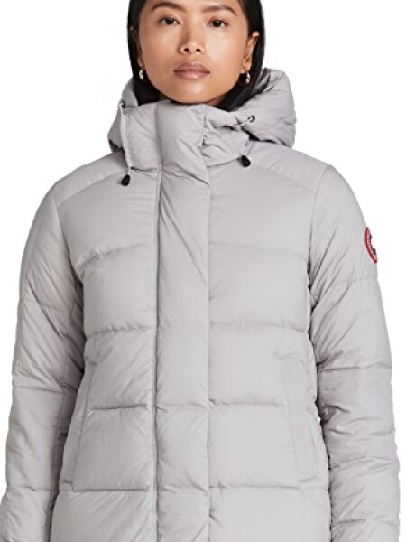 Canada Goose -Campera con capucha rellena de plumas, Alliston Gris