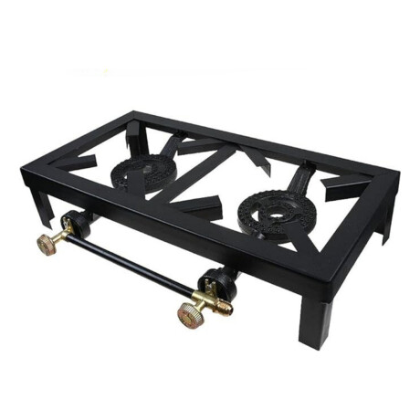 Anafe A Gas Cocina Portatil Negro 2 Hornallas Hogar Camping Anafe A Gas Cocina Portatil Negro 2 Hornallas Hogar Camping