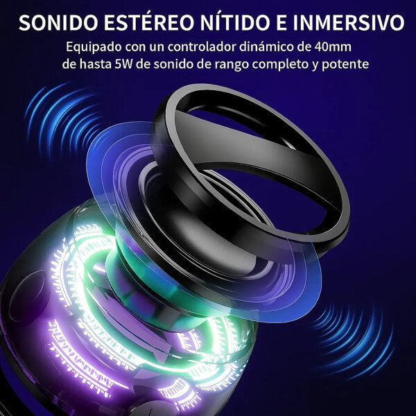 Parlante Bluetooth Inalambrico Magnetico Com Luz Led PARLANTE MAGNETICO CON LUZ LED G200