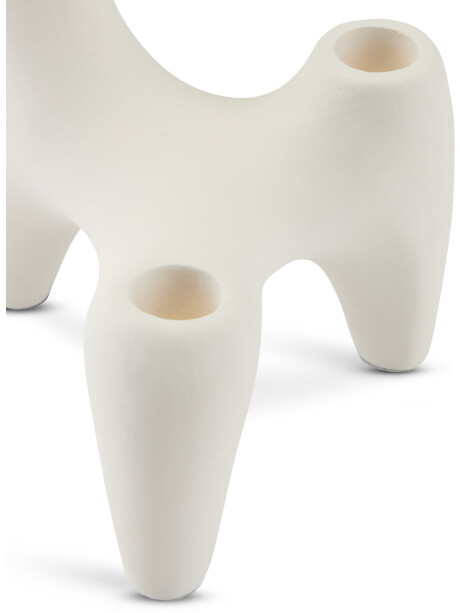 Portavelas VIGNIR A13xL16xA15cm blanco Portavelas VIGNIR A13xL16xA15cm blanco