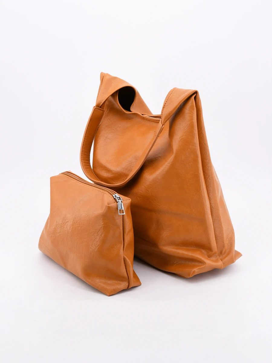 BOLSO TOTE RUFINA - MARRON 