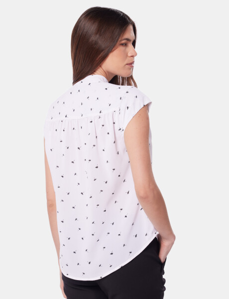 BLUSA MANGA CORTA Flores