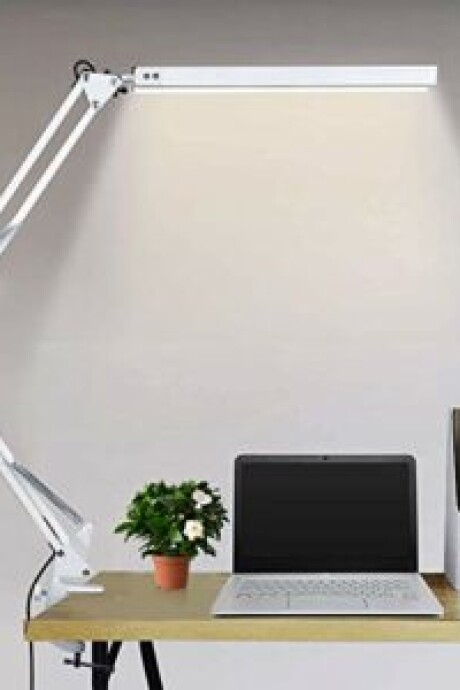 Lámpara Articulada Con Base 3 niveles de luz led Blanca