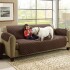 Cubre Sofá Sillón Protector Reversible 3 Cuerpos Cobertor Variante Color Marrón