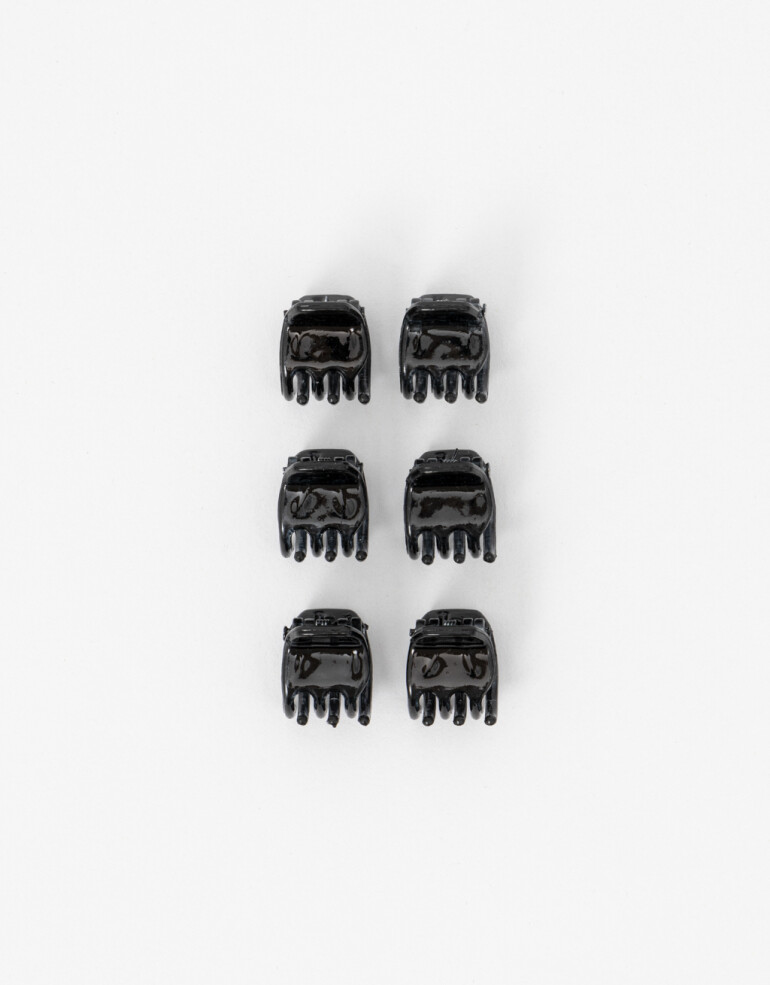 Broches Sets Acrilico Set De Broches - Negro