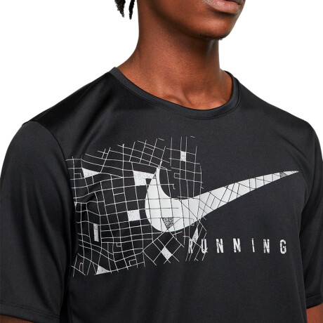 REMERA NIKE DRI-FIT UV MILER RUN DIVISION Black