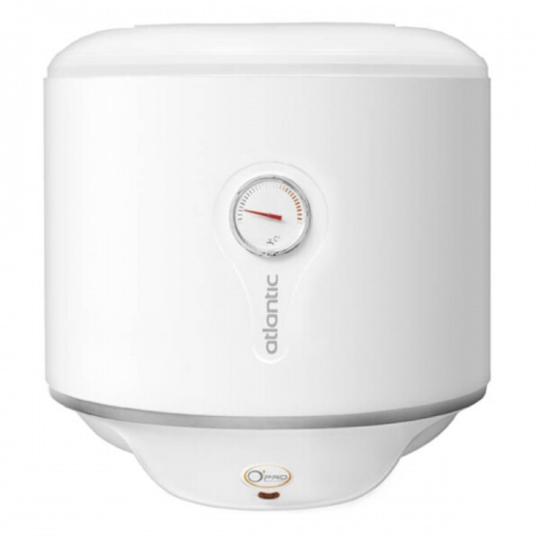 TERMOTANQUE ATLANTIC 30 Lts, TANQUE ACERO CLASE B blanco