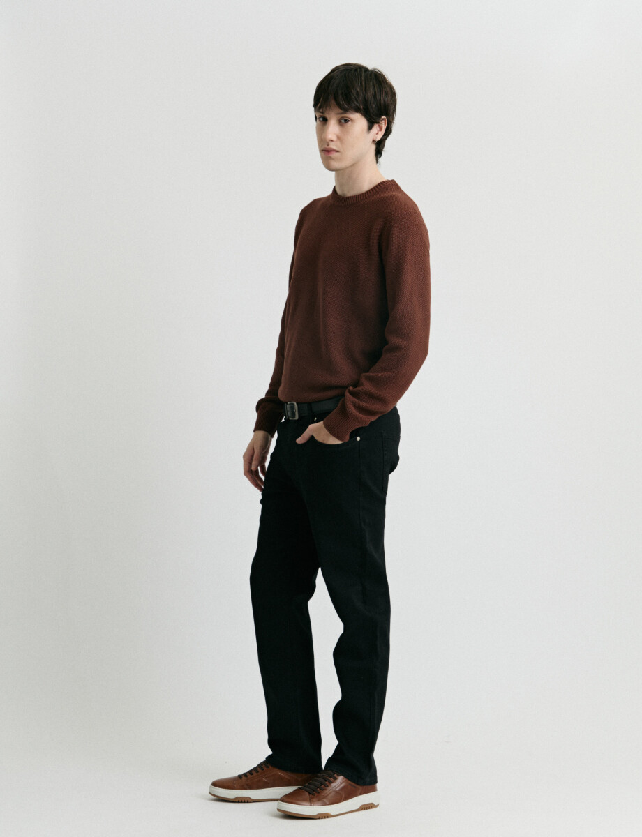 470982 SWEATER HARRY Ladrillo