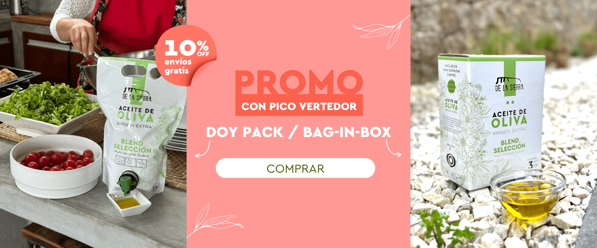 10% Bag in Box y DoyPack