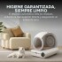 Arenero Sanitario Inteligente Gato Autolimpiante Wifi Remoto Color Blanco Gris