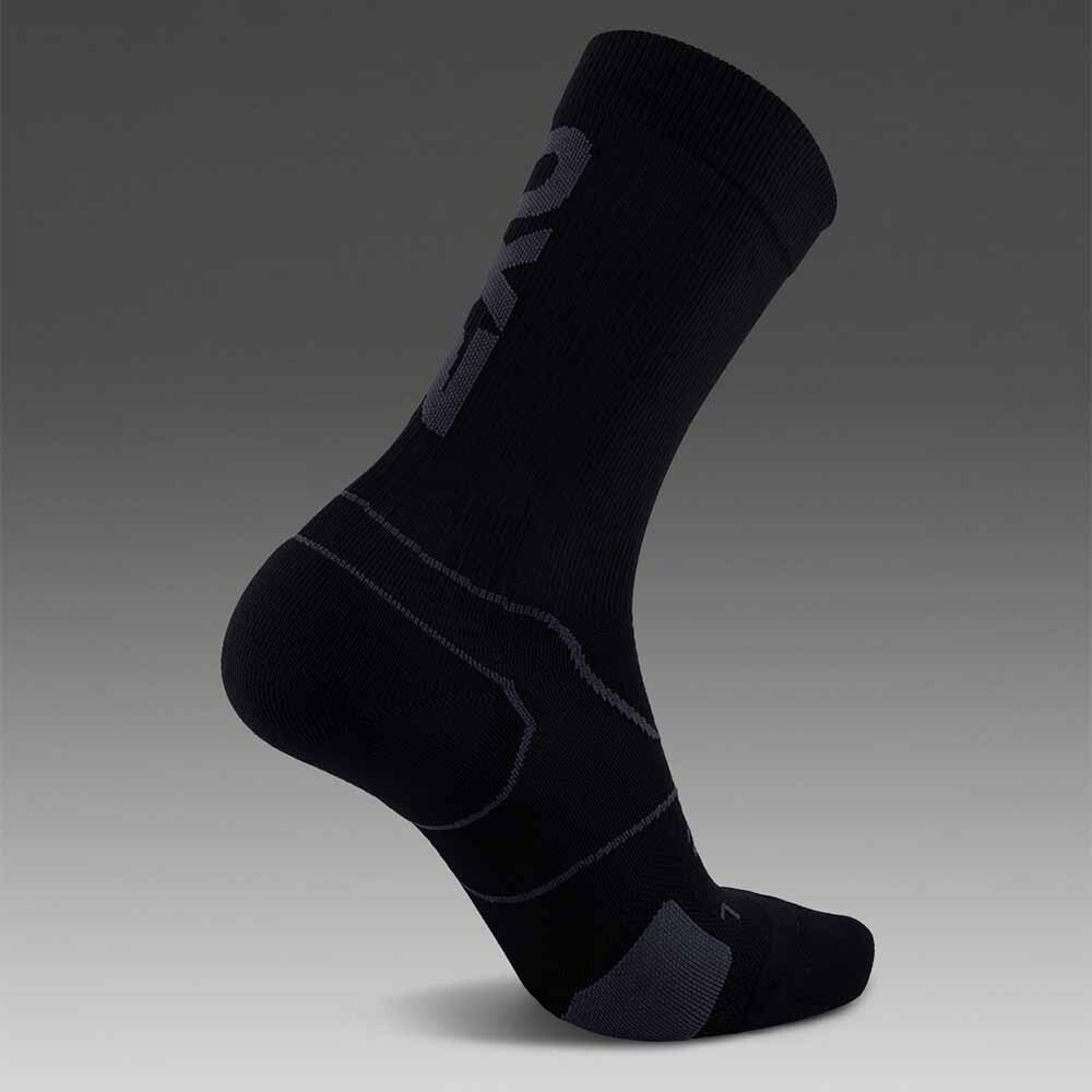 Medias Training Vectr Cushion Crew Socks Hombre Black/titanium