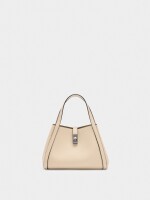 Bolso Tote Con Bolsa Interior crudo