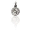 Dije Medalla Ángel de la Guarda-Plata 925-Sin piedra-CP3027 sinpiedra