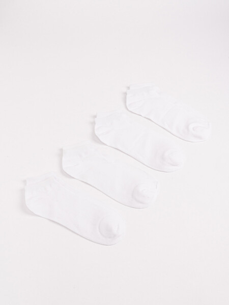 Soquetes pack x4 Blanco