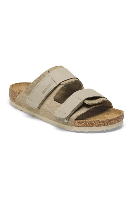 Sandalia Uji Suede Leather - Regular Taupe