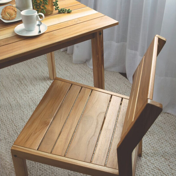Silla de madera barnizada "Verona" TB7046