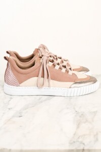 Zapatilla Combinada Rosa