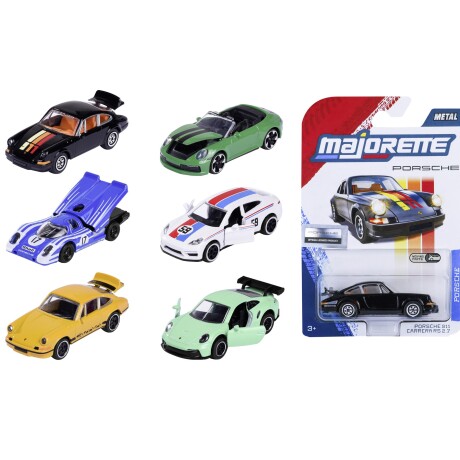 Vehículo Majorette Prémium 6 Modelos Surtidos PORSCHE