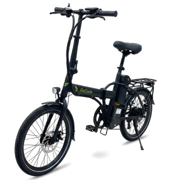 Bicicleta Electrica Gogreen Compact Plegable Rod 20 250w 36v Variante Color Negro