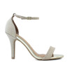 Sandalias Vizzano Taco Alto con Brillo de Mujer - 6249.452-26594 Dorado