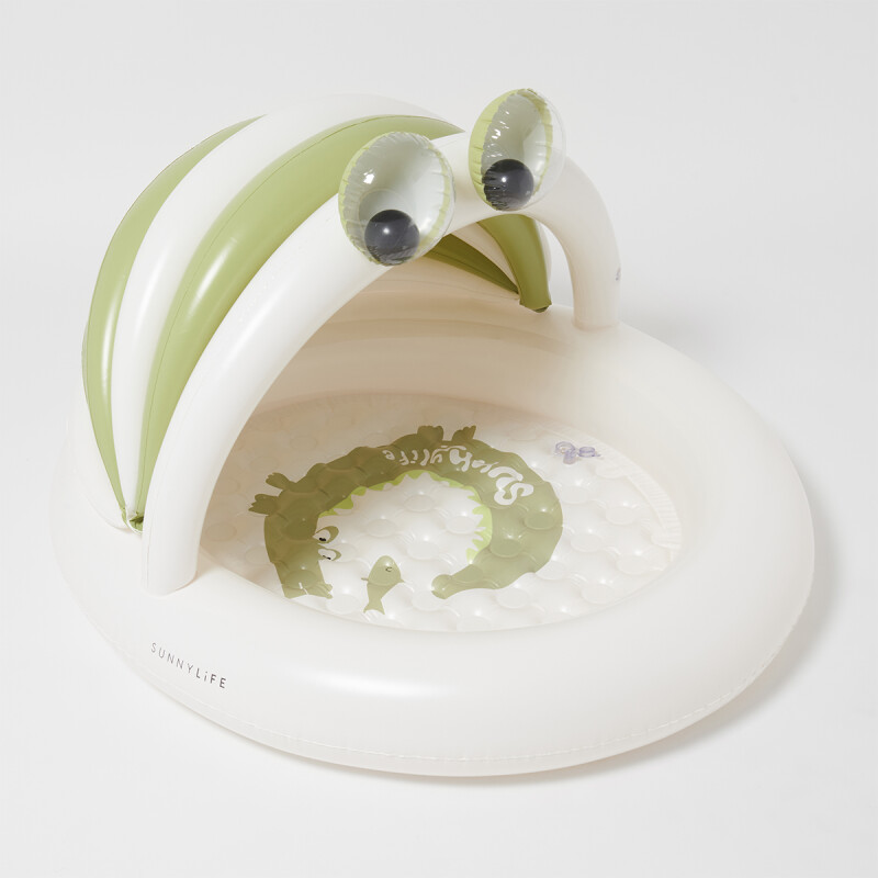 Piscina inflable con techo UPF+ Wild Khaki