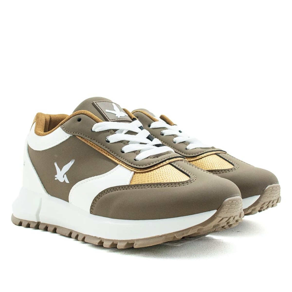 Championes Santa Barbara Nantes de Mujer - NANTES - Blanco-marron 