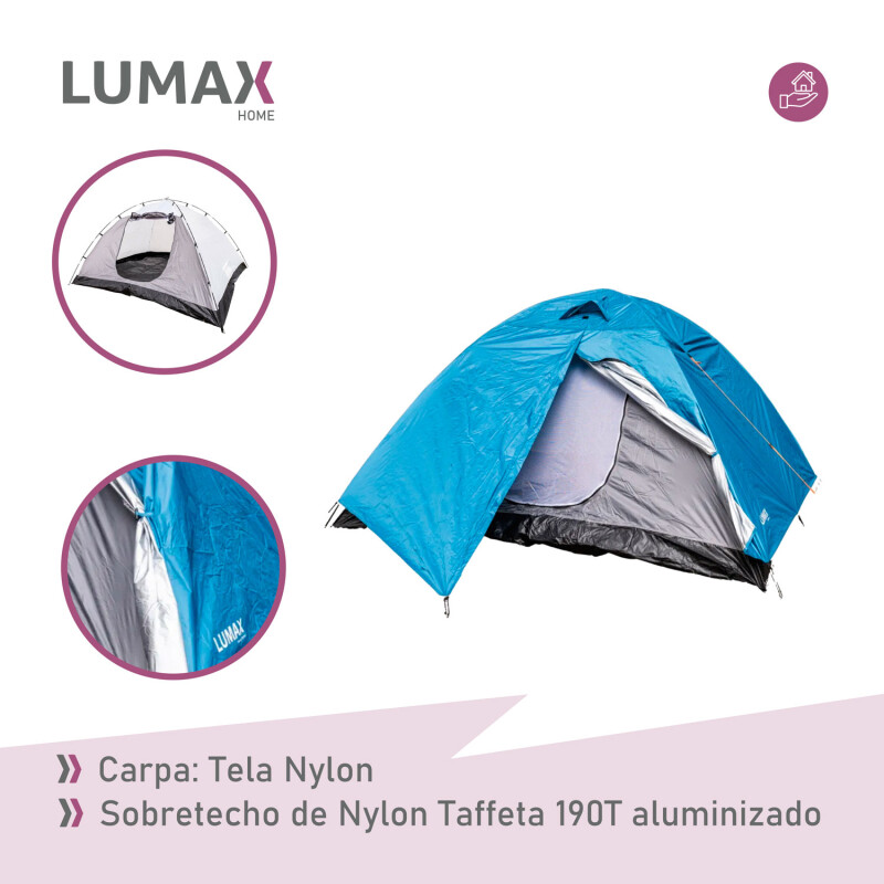 Carpa Lumax Tipo Iglú 4 a 5 Personas Impermeable Carpa Lumax Tipo Iglú 4 a 5 Personas Impermeable