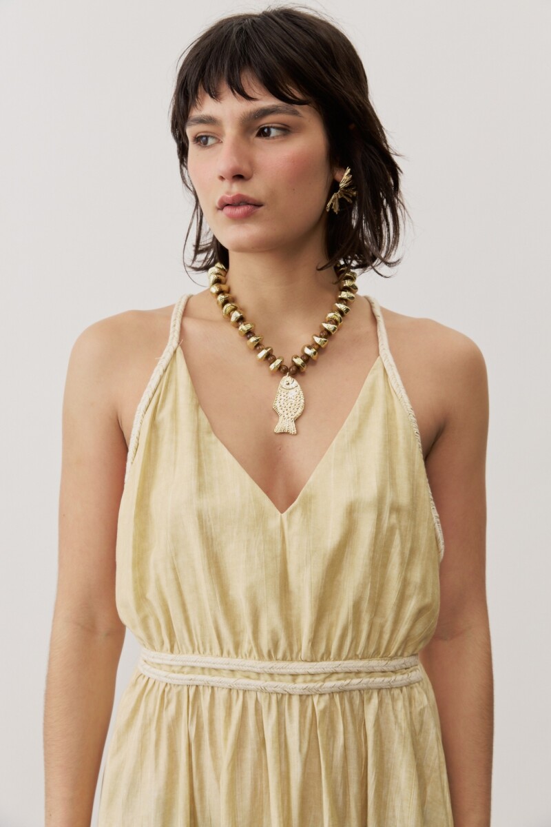 Vestido Plec AMARILLO