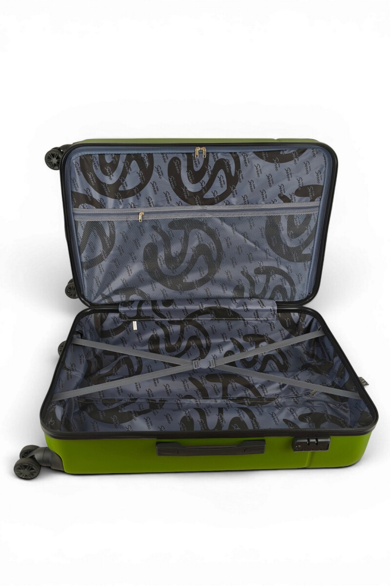 Valija grande ABS (fibra) de 28" Verde